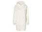 Sweat-shirt blanc à capuche et poche