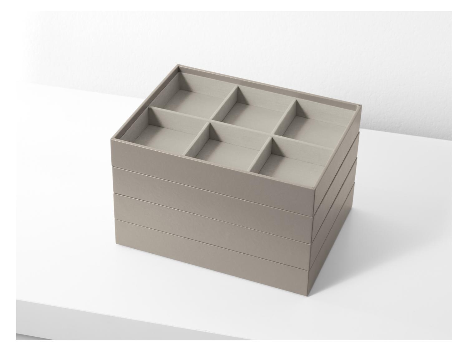 Organisateur Boutique Bijoutier Présentoir à Bagues AIU - Boîte à Bijoux Velours Noir Pour 100-120 Bagues 35x24 Cm Tiroir Présentation Bijoux