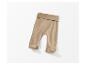 Pantalon bébé beige avec pieds.
