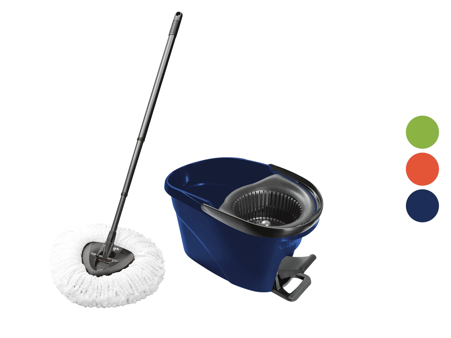 Vileda Kit complet Easy Wring & Clean Couleurs Système complet Easy Wring & Clean Couleurs Ensemble complet Easy Wring & Clean Couleurs