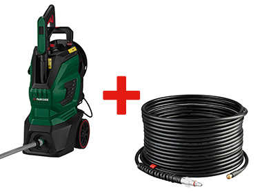 PARKSIDE® Nettoyeur haute pression + Set de débouchage de canalisation