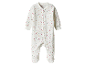 Combinaison bébé à pois.