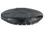 Housse de protection noire pour trampoline.