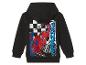 Sweat à capuche noir avec impression Spider-Man