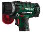 Perceuse-visseuse Parkside : outillage vert et noir.