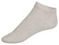 Chaussette beige courte en coton.
