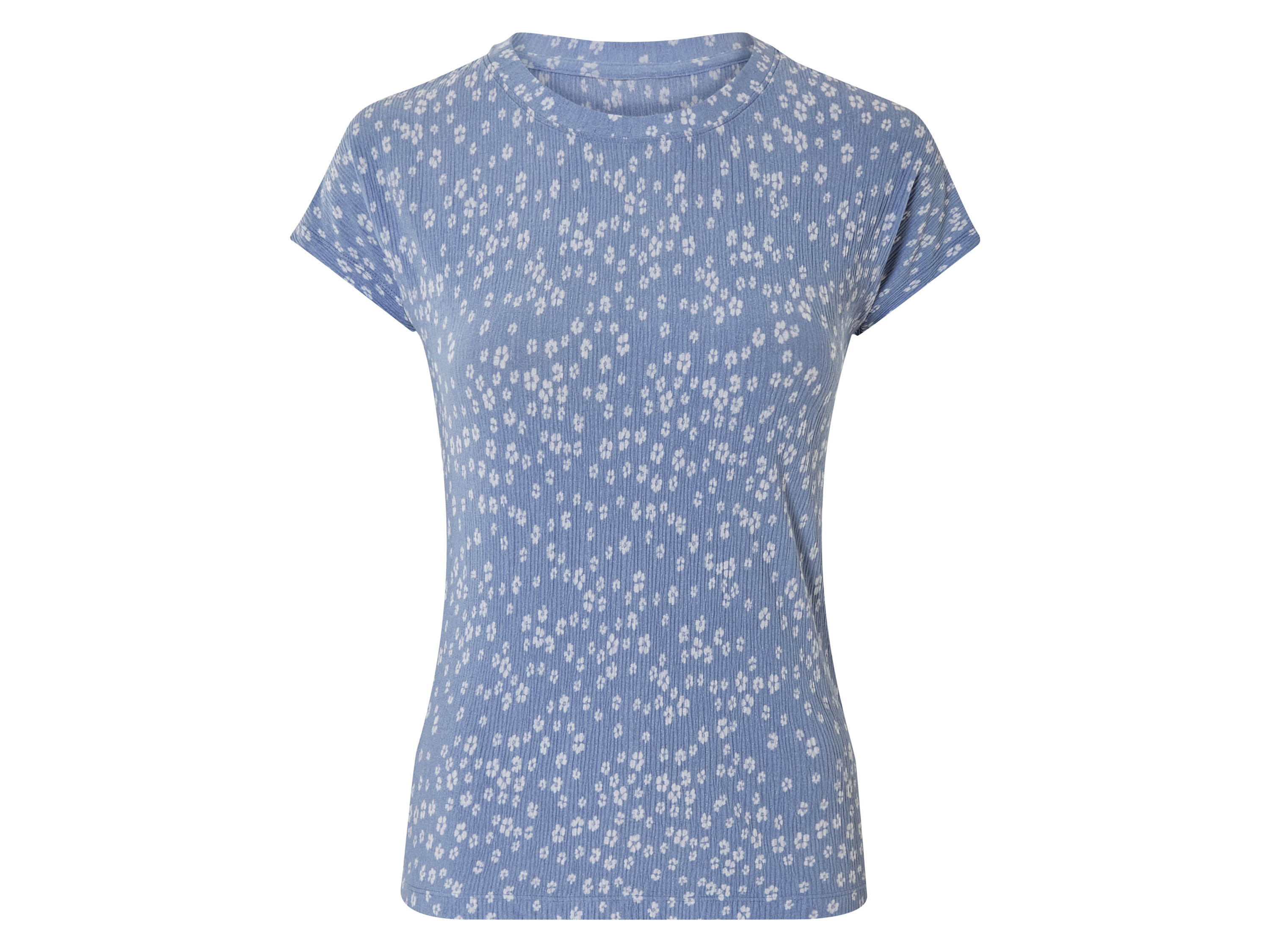 esmara® Top ou Débardeur à fines bretelles femme (bleu imprimé/blanc, S(34/36))