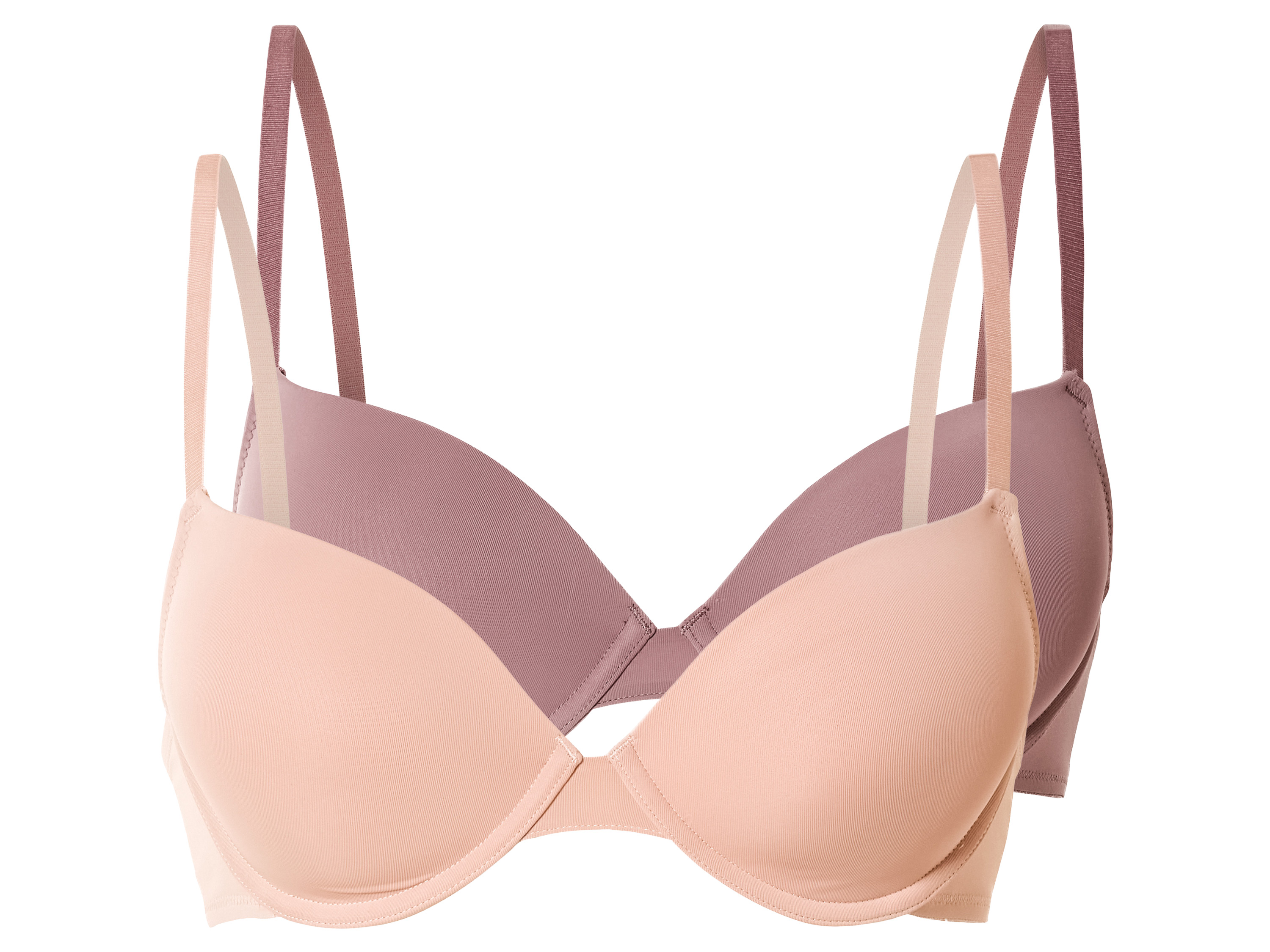 esmara® Lot de 2 soutiens-gorge femme (95 B, rose)