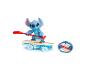 Jouet Disney Stitch sur une planche de surf avec télécommande.