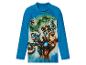 T-shirt de bain enfant manches longues bleu avec Avengers : Hulk, Iron Man et Captain America.