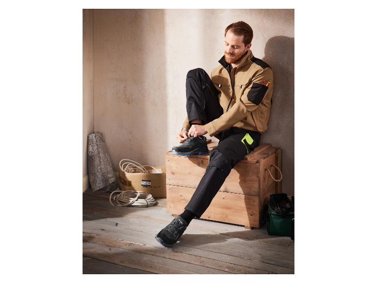 Vêtements de travail et chaussures de sécurité pour hommes.