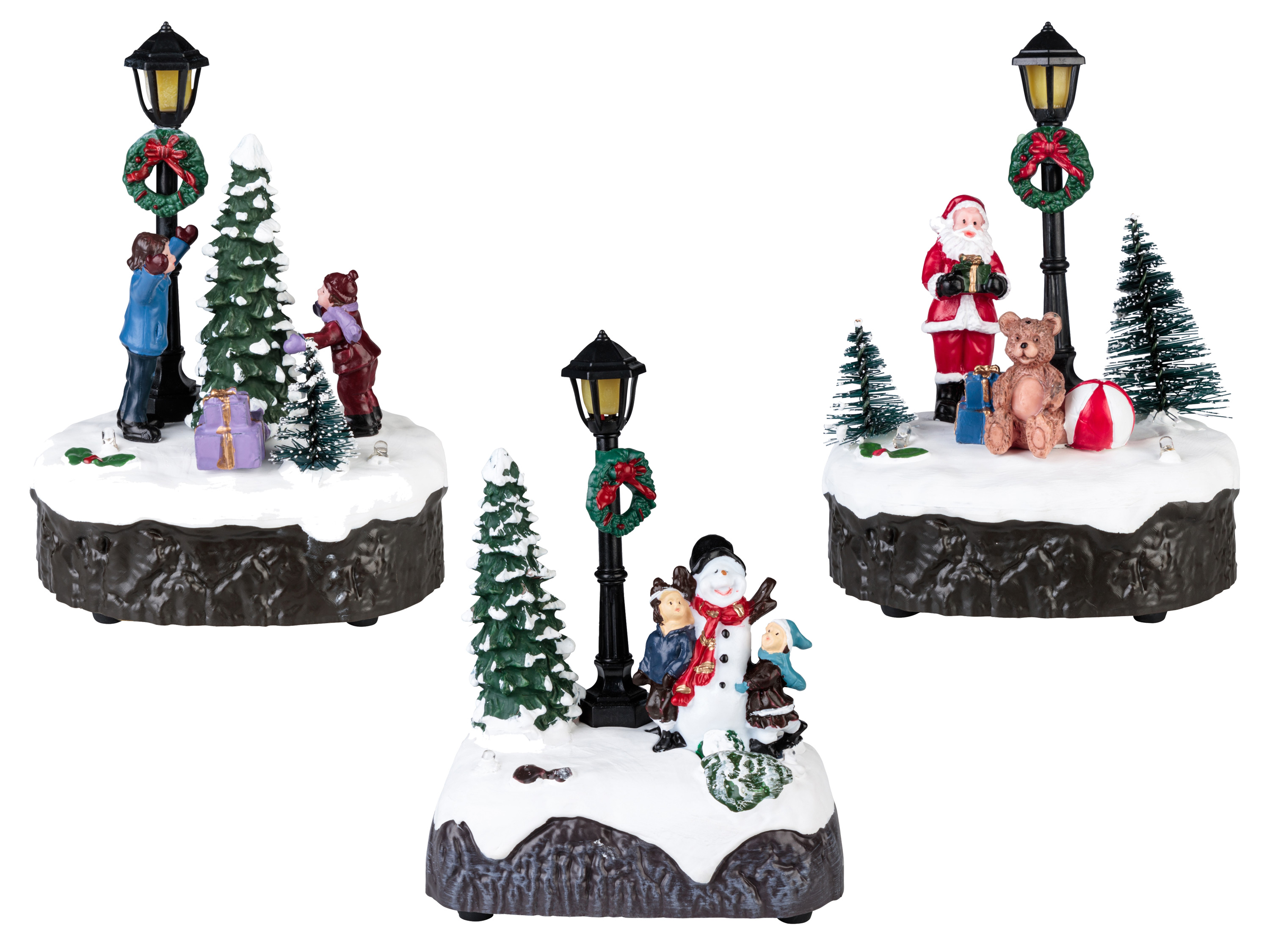 LIVARNO home Village de Noël lumineux et musical