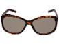 Lunettes de soleil femme avec monture écaille de tortue marron et verres gris