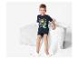 Pyjama enfant garçon, t-shirt et short, thème plage.