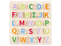 Puzzle en bois avec les lettres de l'alphabet.