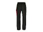 Pantalon noir avec détails rouges.