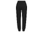 Pantalon de survêtement noir avec une taille élastique.