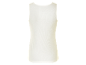 Un débardeur blanc côtelé