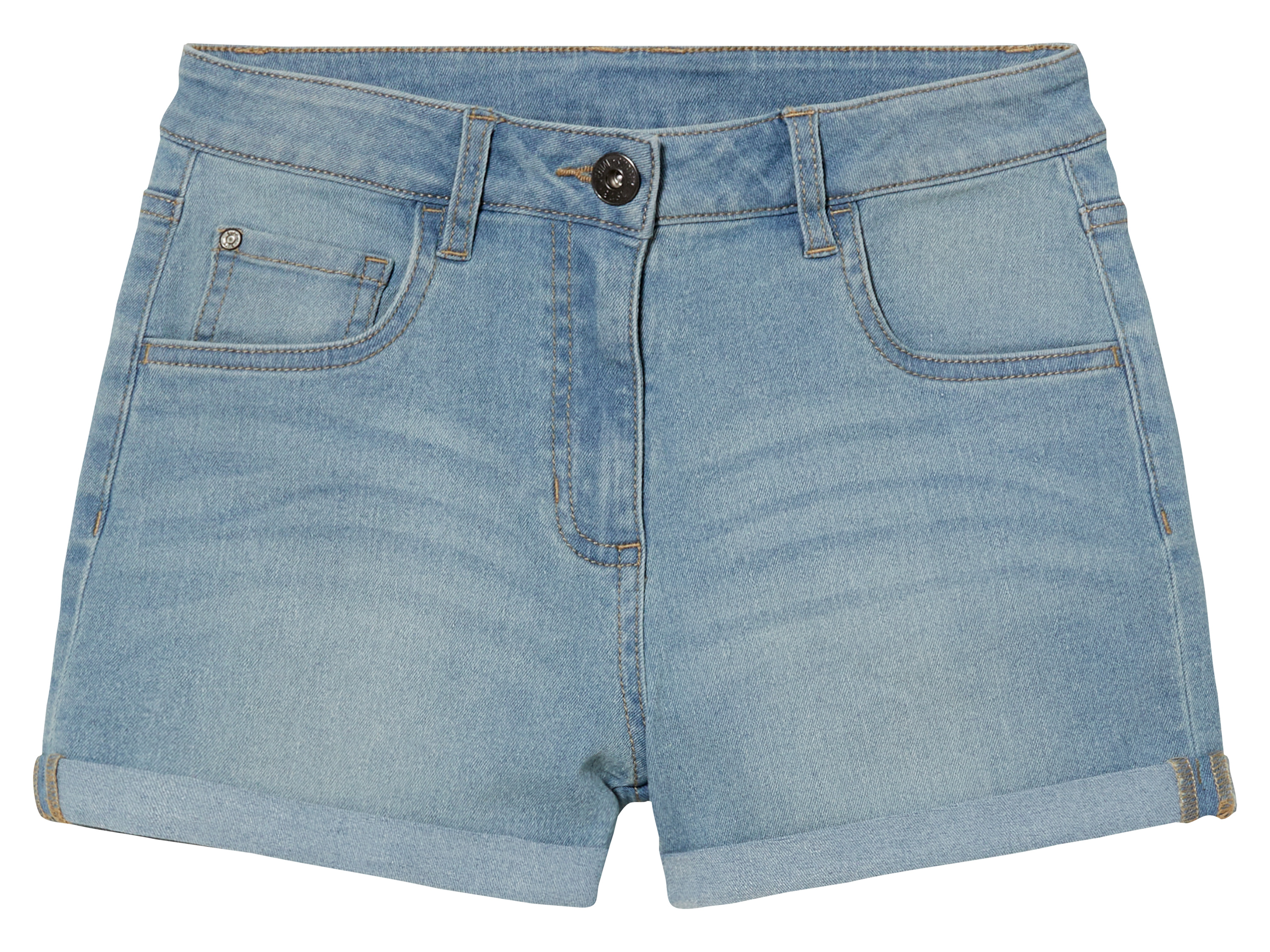 pepperts!® Short en jean enfant (bleu clair)