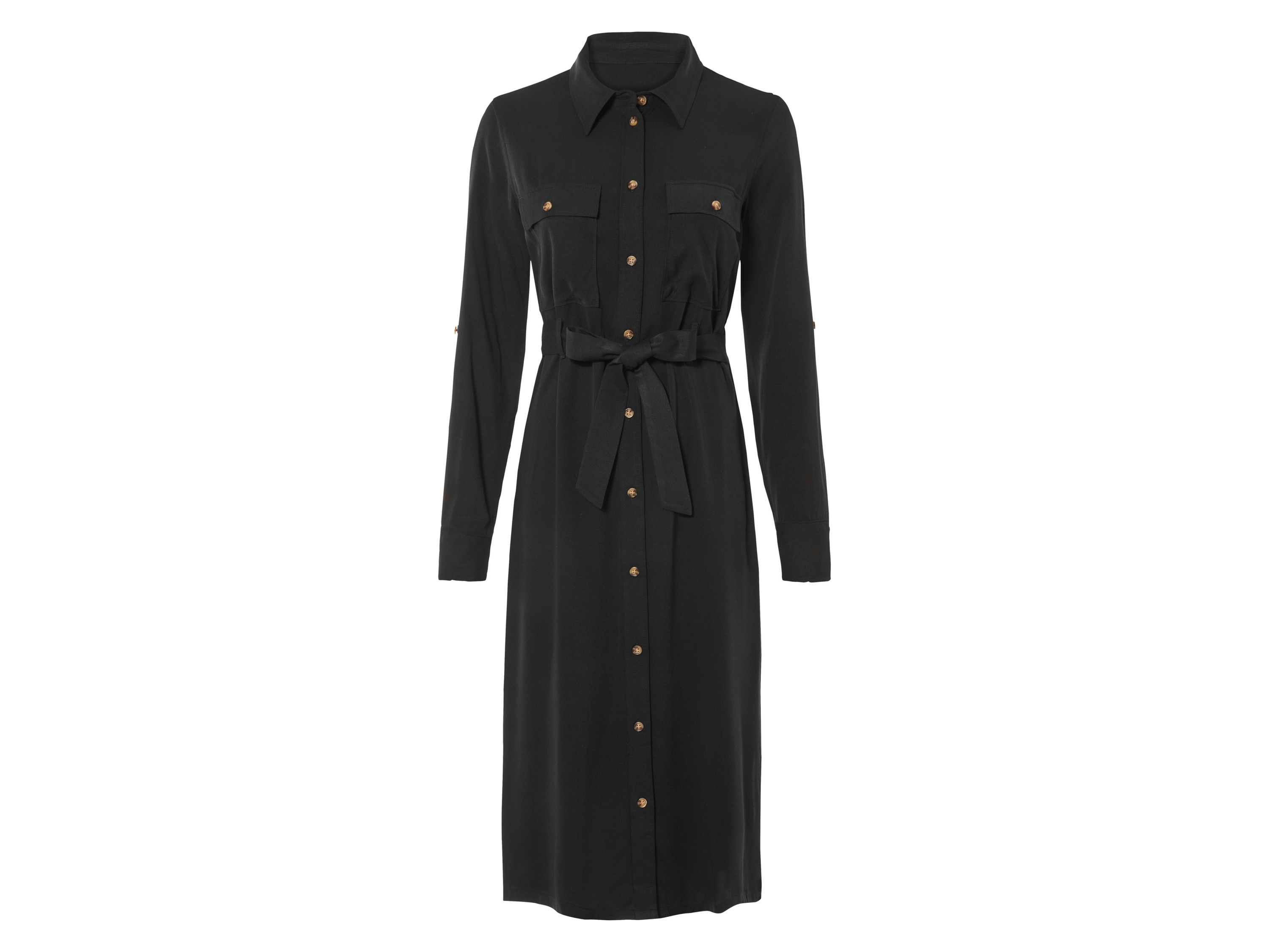 esmara® Robe chemise femme (noir, 36)