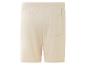 Shorts beige en jersey, vue arrière.