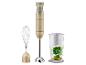 Mixeur plongeant Silvercrest 600 W avec fouet et bécher gradué.