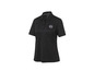 Un polo noir avec un logo de tennis