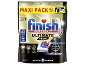 Emballage de tablettes pour lave-vaisselle avec 42 capsules, affichant « Maxi Pack » et « Ultimate Plus ».