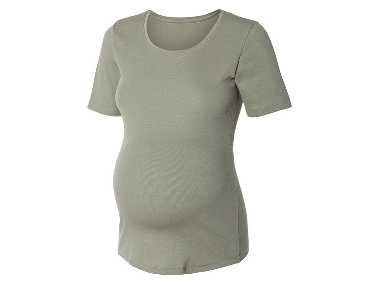 Aller en mode plein écran : esmara® Lot de 2 t-shirts de grossesse côtelés femme - Image 17