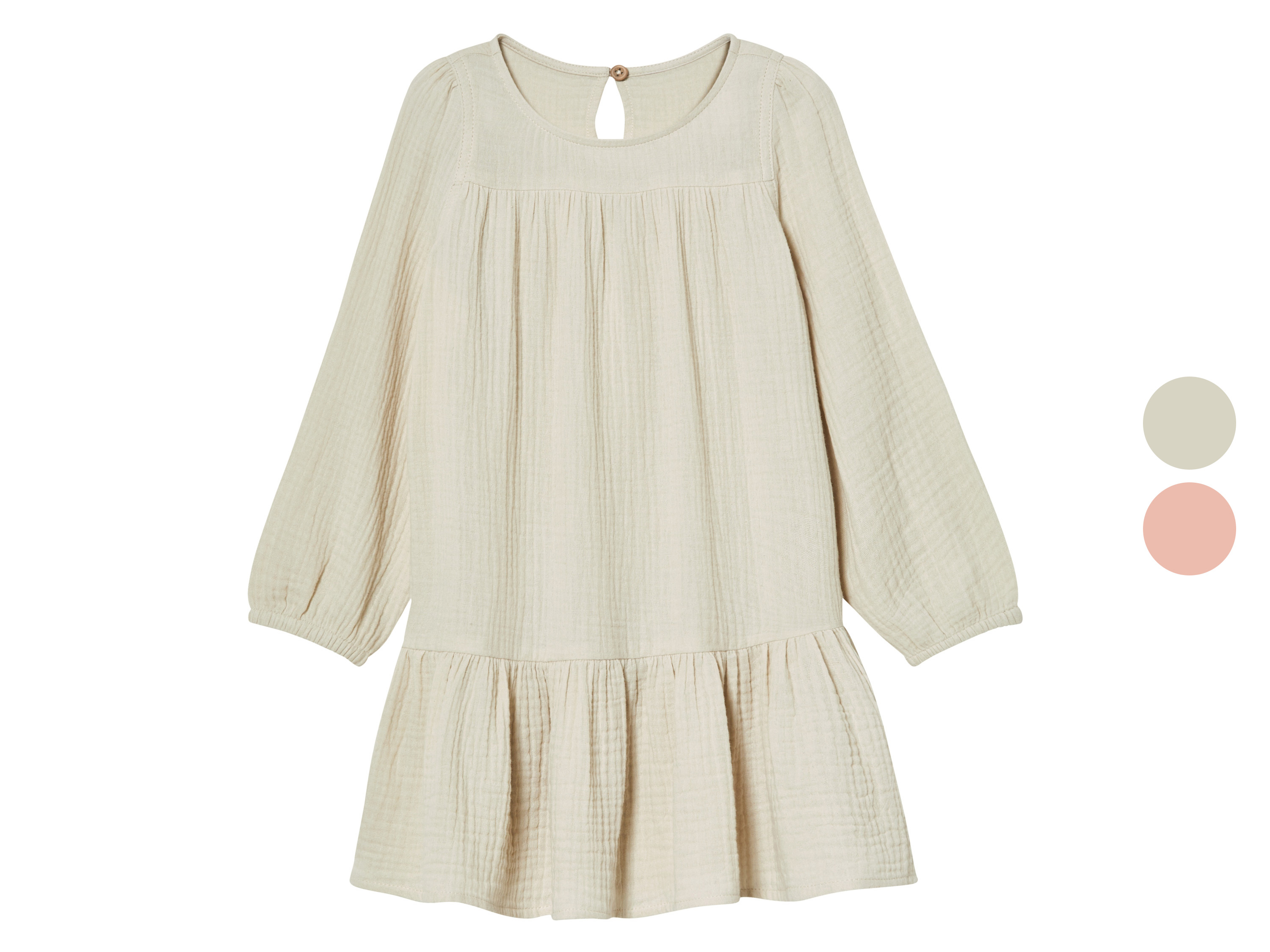 lupilu® Robe en mousseline petite fille