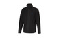 Veste polaire noire avec logo de la marque.