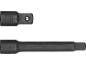 Adaptateur de clé à douille noir et rallonge avec l'inscription « CHROME VANADIUM ».