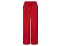 Pantalon rouge taille haute avec cordon de serrage.