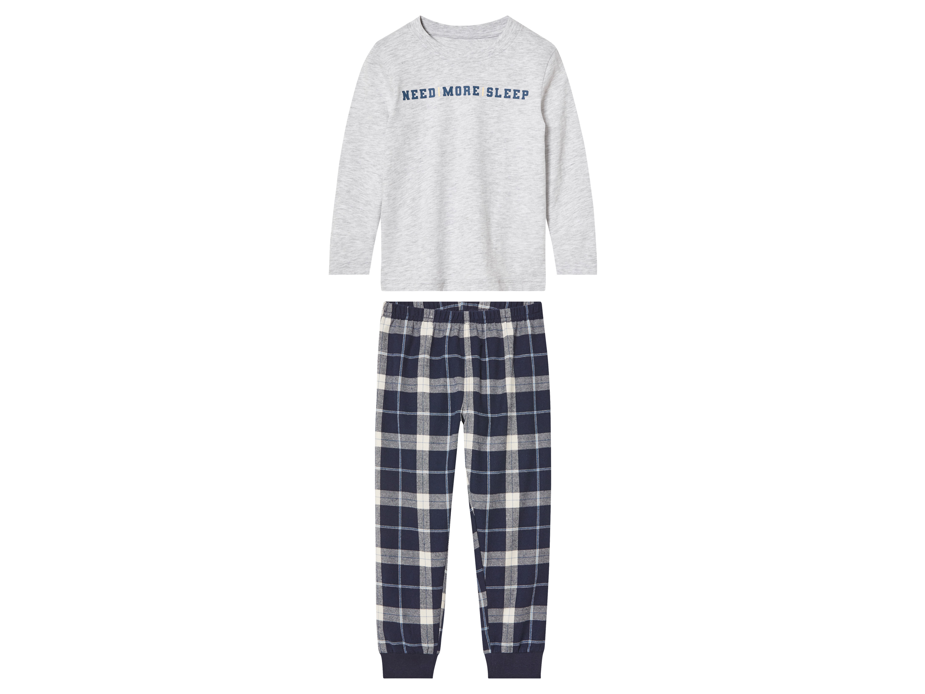 lupilu® Ensemble pyjama petit garçon (2-4 ans, gris)