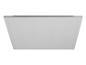 Panneau lumineux LED rectangulaire blanc, vu d'en bas en angle