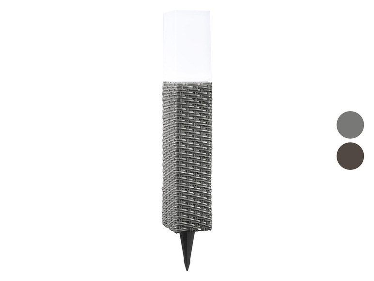 Aller en mode plein écran : LIVARNO home Balise solaire à LED, aspect rotin - Image 1