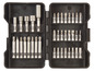 Un jeu d'embouts de tournevis, y compris Phillips, plats et Torx.