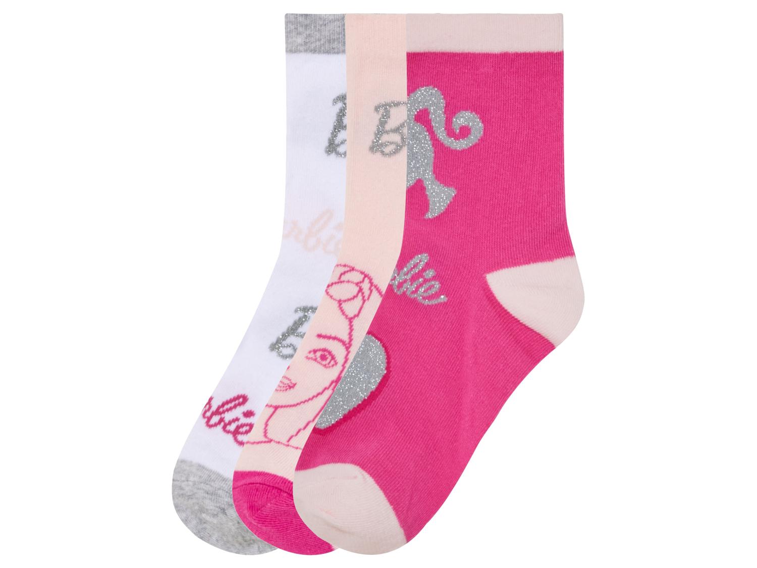 Lot de 3 paires de chaussettes petite fille