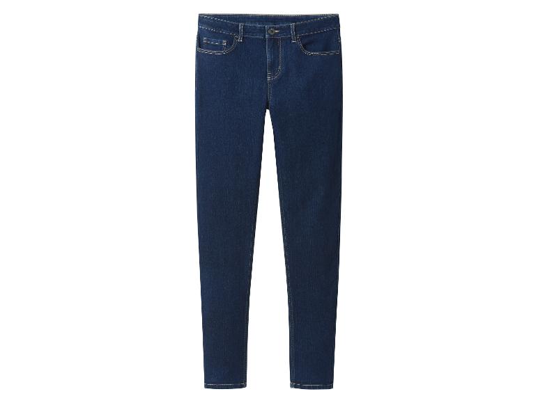 Jean skinny en denim bleu foncé