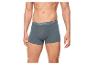 Homme portant un boxer gris Sloggi.