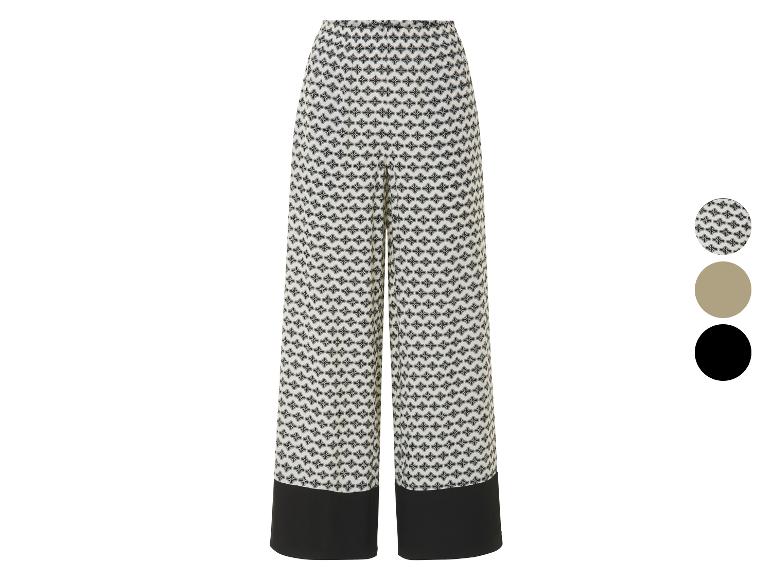 Pantalons larges à motif géométrique, plusieurs coloris disponibles.
