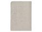 Couverture matelassée beige en gaze de coton.