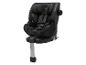 Siège auto noir pour bébé avec base pivotante et jambe de force