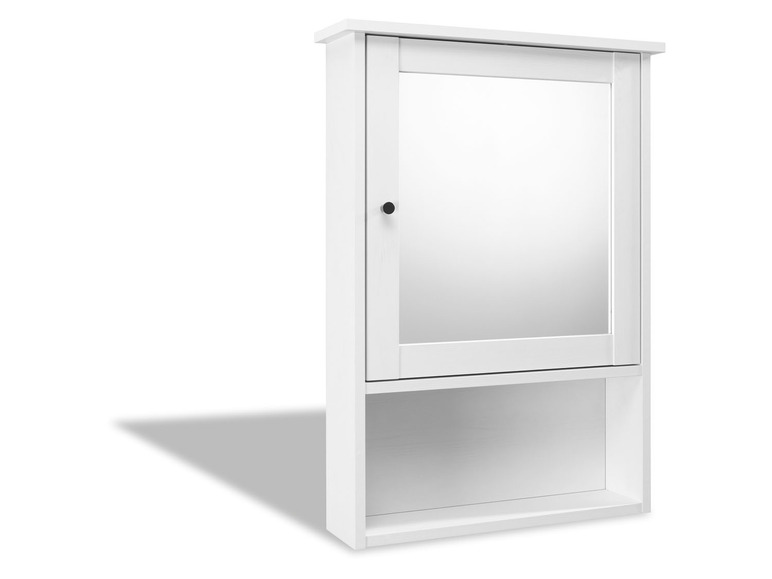 Aller en mode plein écran : LIVARNO home Armoire de toilette Stockholm, 60 x 85 x 17 cm, blanche - Image 3