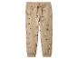 Pantalon de jogging beige pour enfant avec imprimé chiens.