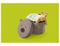 Boîte de rangement ours en peluche avec un ours et une couverture
