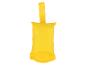 Sac de remplissage jaune avec poignée, idéal pour les poids ou comme bouée flottante.