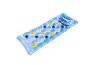Transat gonflable bleu avec gobelets intégrés pour la piscine.