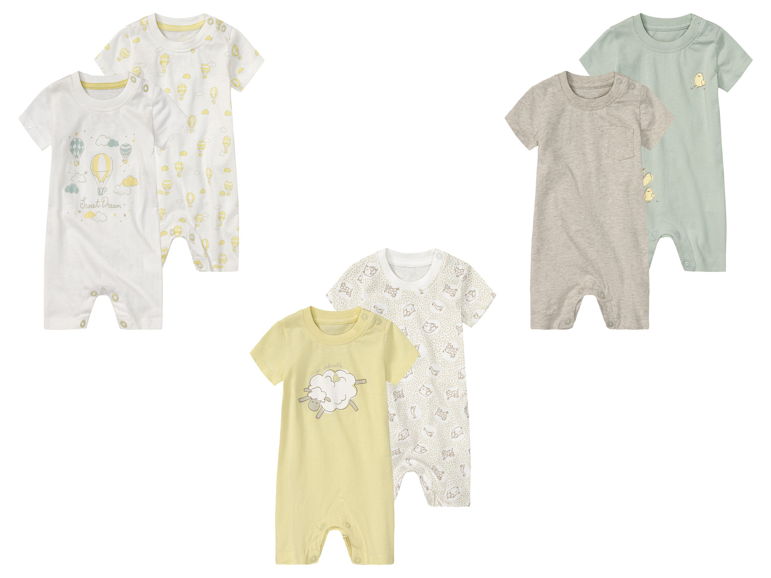 lupilu lupilu Lot de 2 pyjamas bebe LIDL