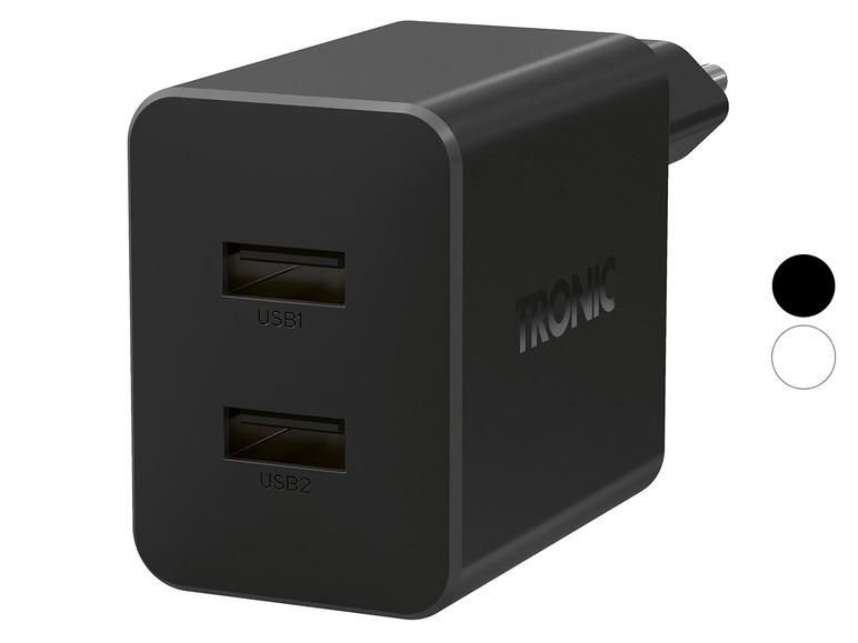 TRONIC® Chargeur mural Dual, 30 W
